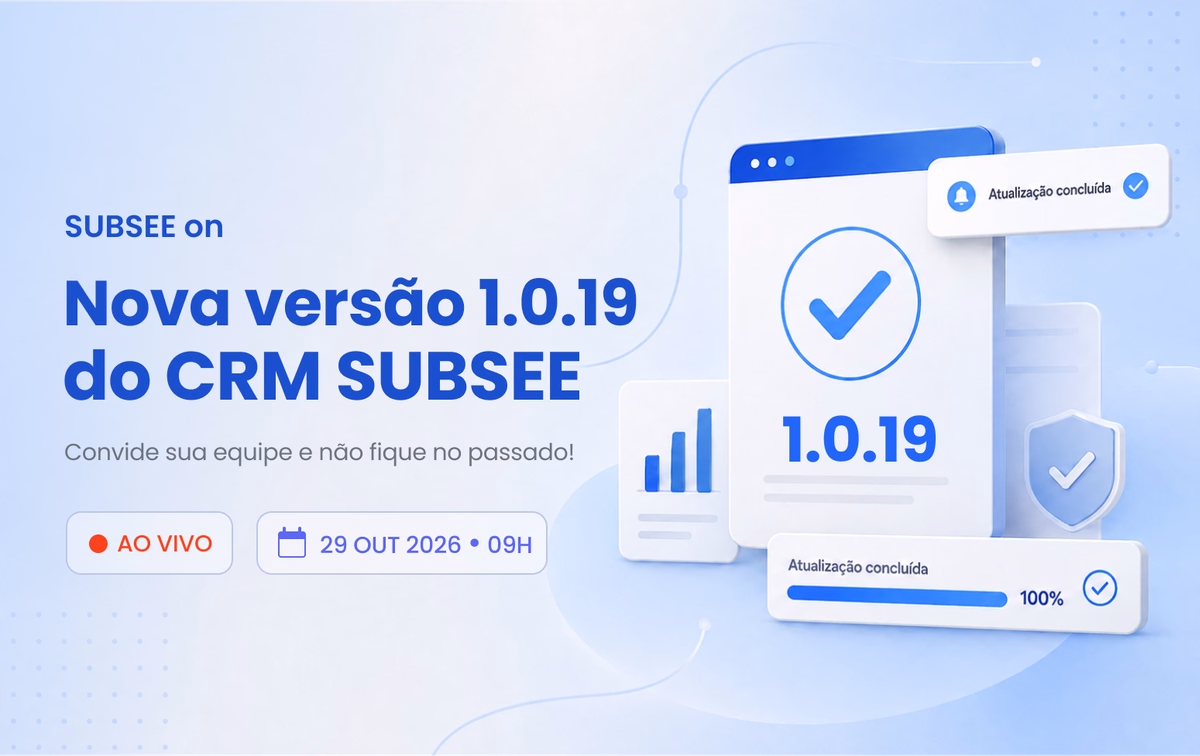 Versão 1.0.19: evento ao vivo, 29 out às 09h Versão 1.0.19: evento ao vivo, 29 out às 09h