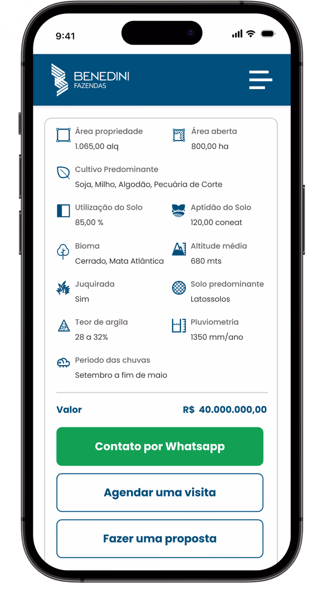 Ficha técnica rural no celular Ficha técnica rural no celular